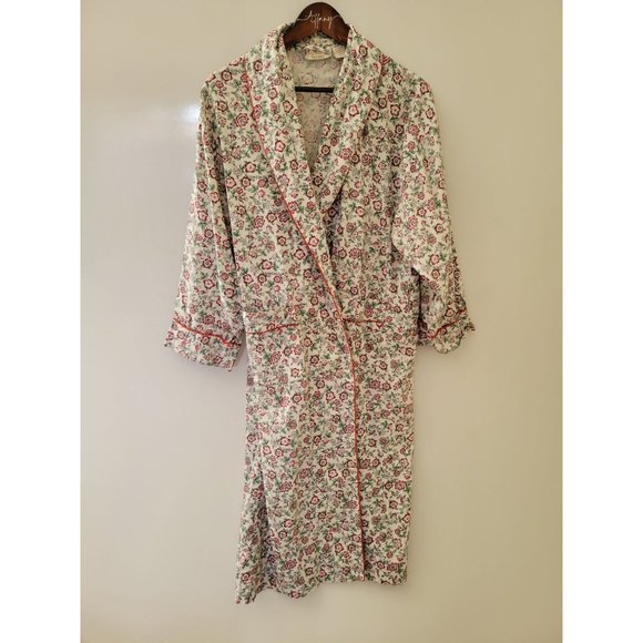 Victoria's Secret Other - Vintage Victoria's Secret Gold Label Floral Robe Size M/L